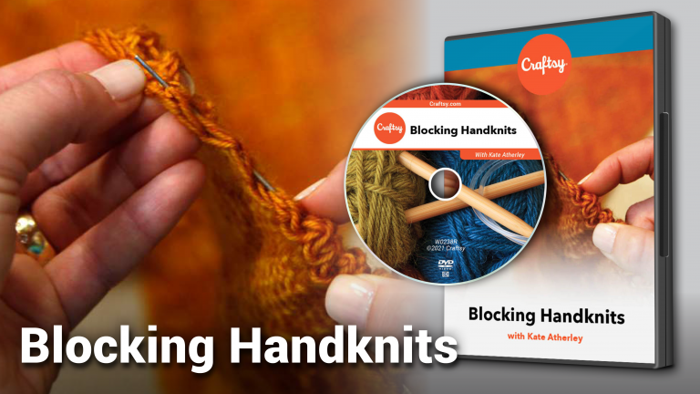 Blocking Handknits DVDproduct featured image thumbnail.