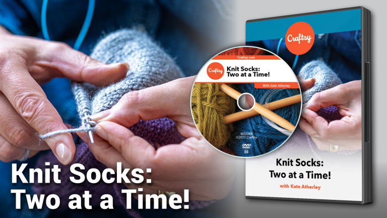 Knit Socks: Two at a Time! (DVD + Streaming)product featured image thumbnail.