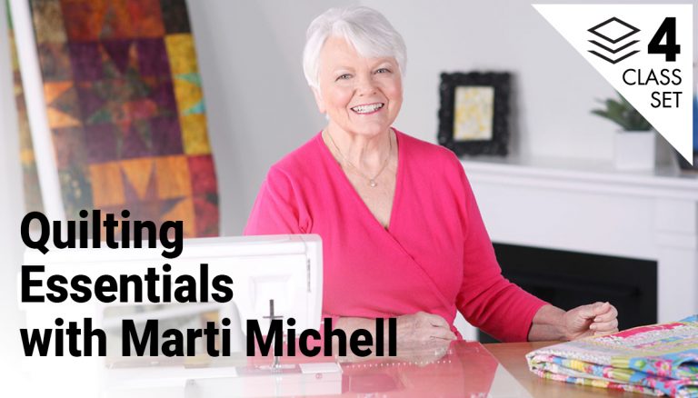 Quilting Essentials with Marti Michell 4-Class Setproduct featured image thumbnail.