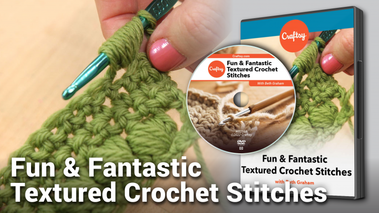 Fun & Fantastic Textured Crochet Stitches (DVD + Streaming)product featured image thumbnail.