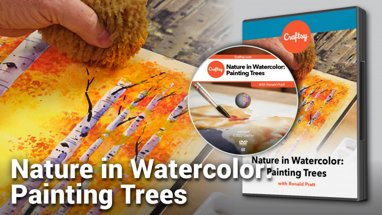 Nature in Watercolor: Painting Trees (DVD + Streaming)product featured image thumbnail.