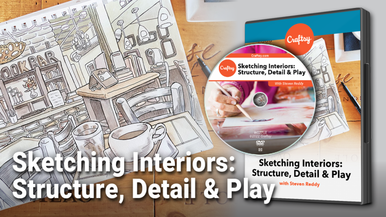 Sketching Interiors: Structure, Detail & Play (DVD + Streaming)product featured image thumbnail.