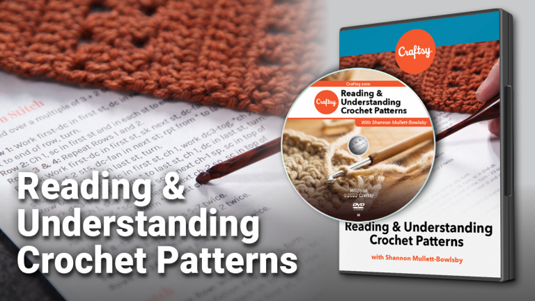 Reading & Understanding Crochet Patterns (DVD + Streaming)product featured image thumbnail.