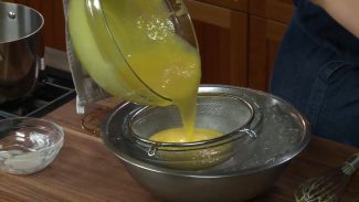 making custard