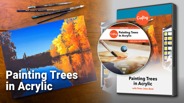 Painting Trees in Acrylic (DVD + Streaming)product featured image thumbnail.