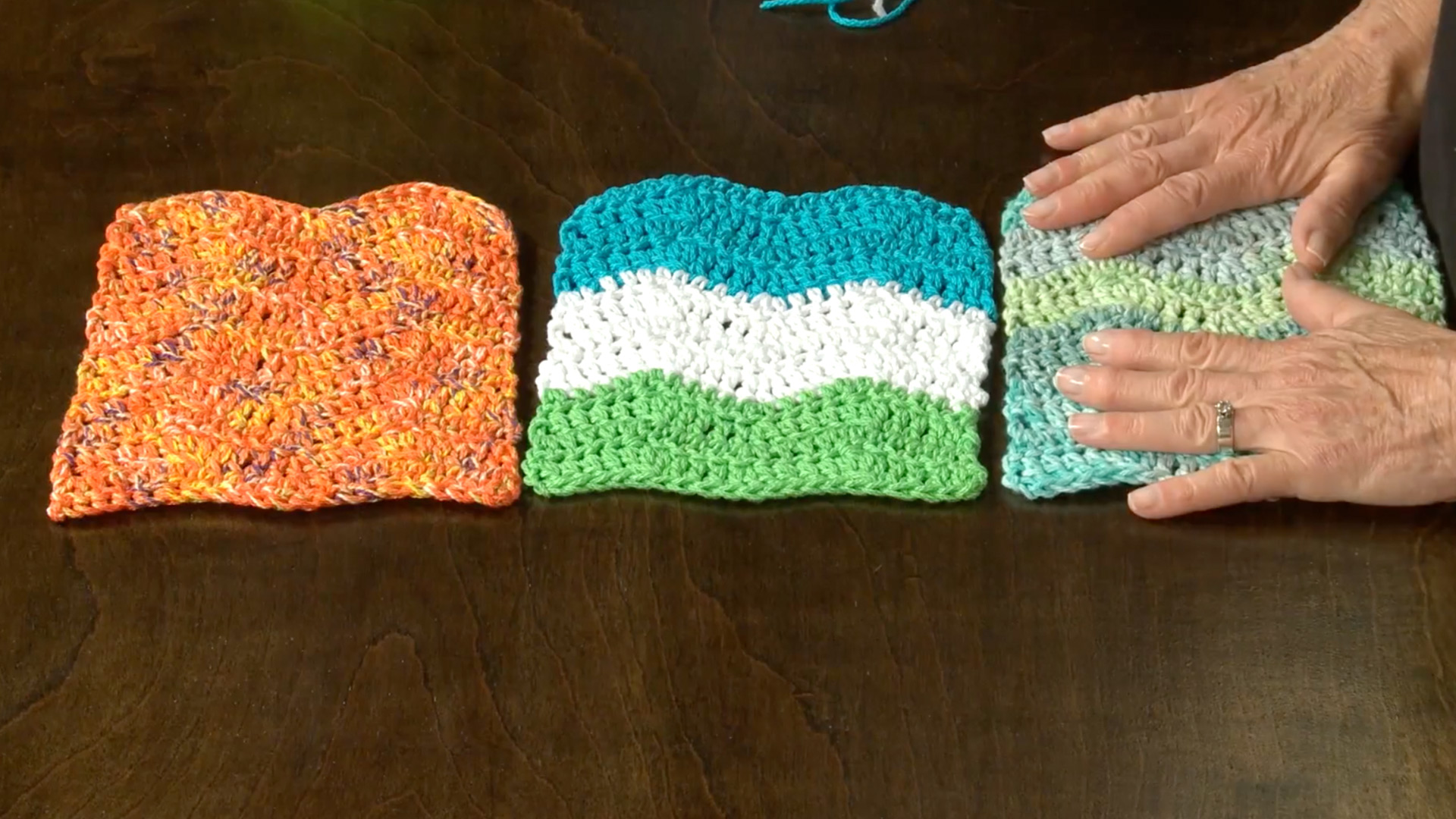Triple Ripple Dishcloth | Marty Millerarticle featured image thumbnail.