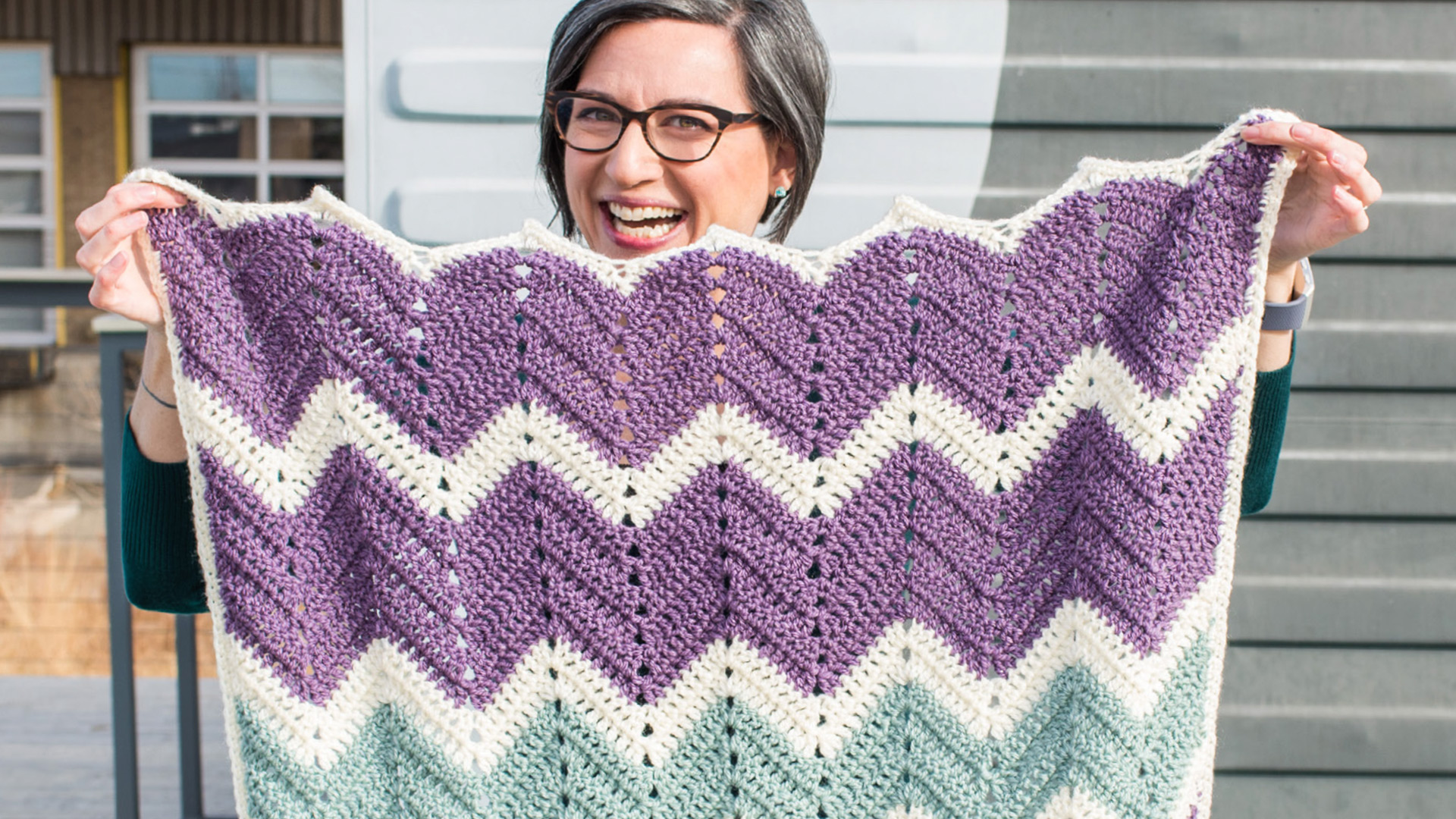 Classic Ripple Baby Blanket | Kim Werkerarticle featured image thumbnail.