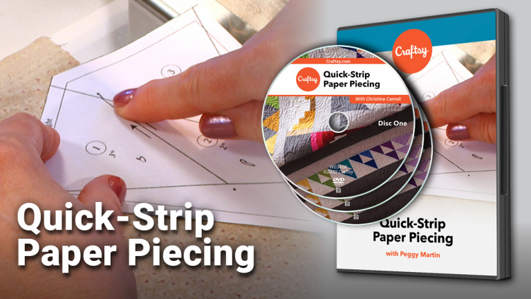 Quick-Strip Paper Piecing (DVD + Streaming)product featured image thumbnail.