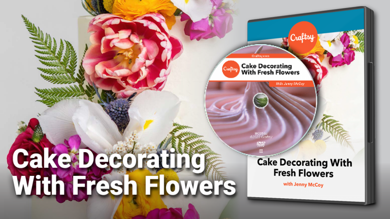 Cake Decorating With Fresh Flowers (DVD + Streaming)product featured image thumbnail.