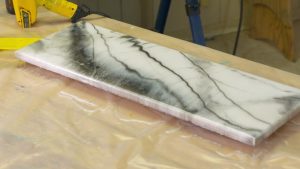 Creating a Faux Marble Countertop