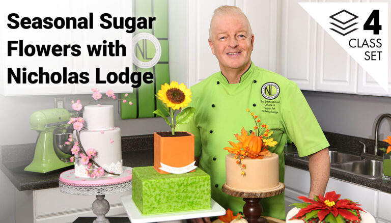 Seasonal Sugar Flowers with Nicholas Lodge 4-Class Setproduct featured image thumbnail.