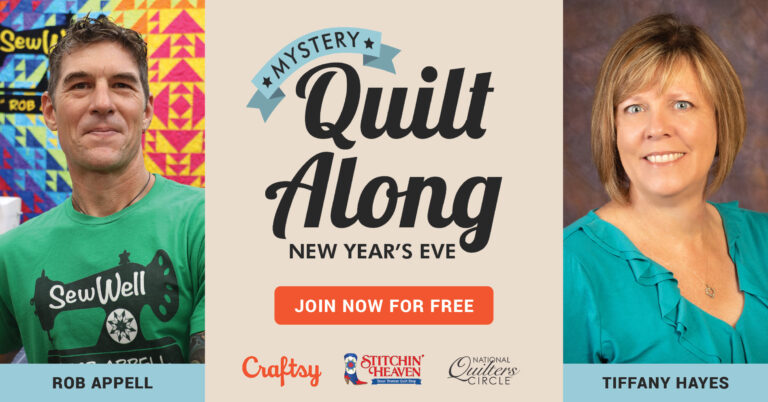 Meet the Hosts of the NYE Mystery Quilt Along!article featured image thumbnail.