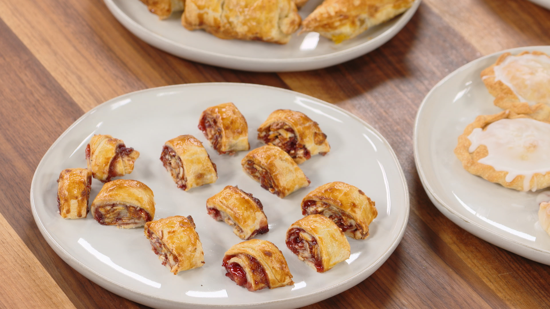 Rugelach and Fruity Tarts