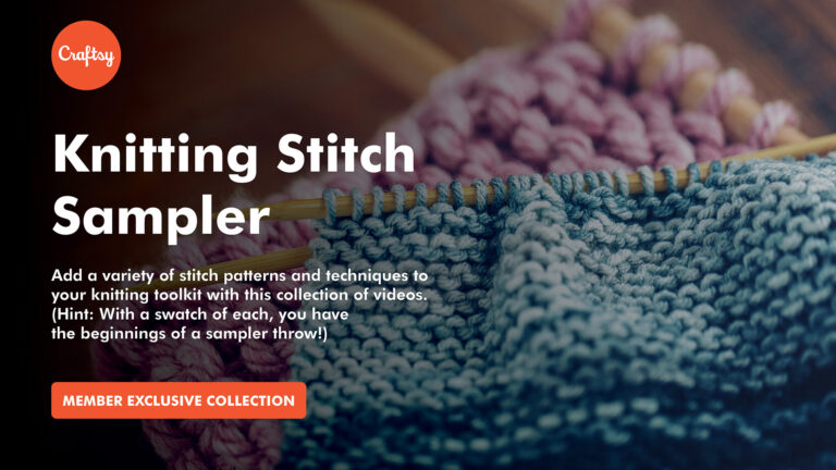 Knitting Stitch Samplerproduct featured image thumbnail.