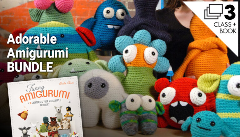 Adorable Amigurumi Bundle – 3 Classes & Free Bookproduct featured image thumbnail.