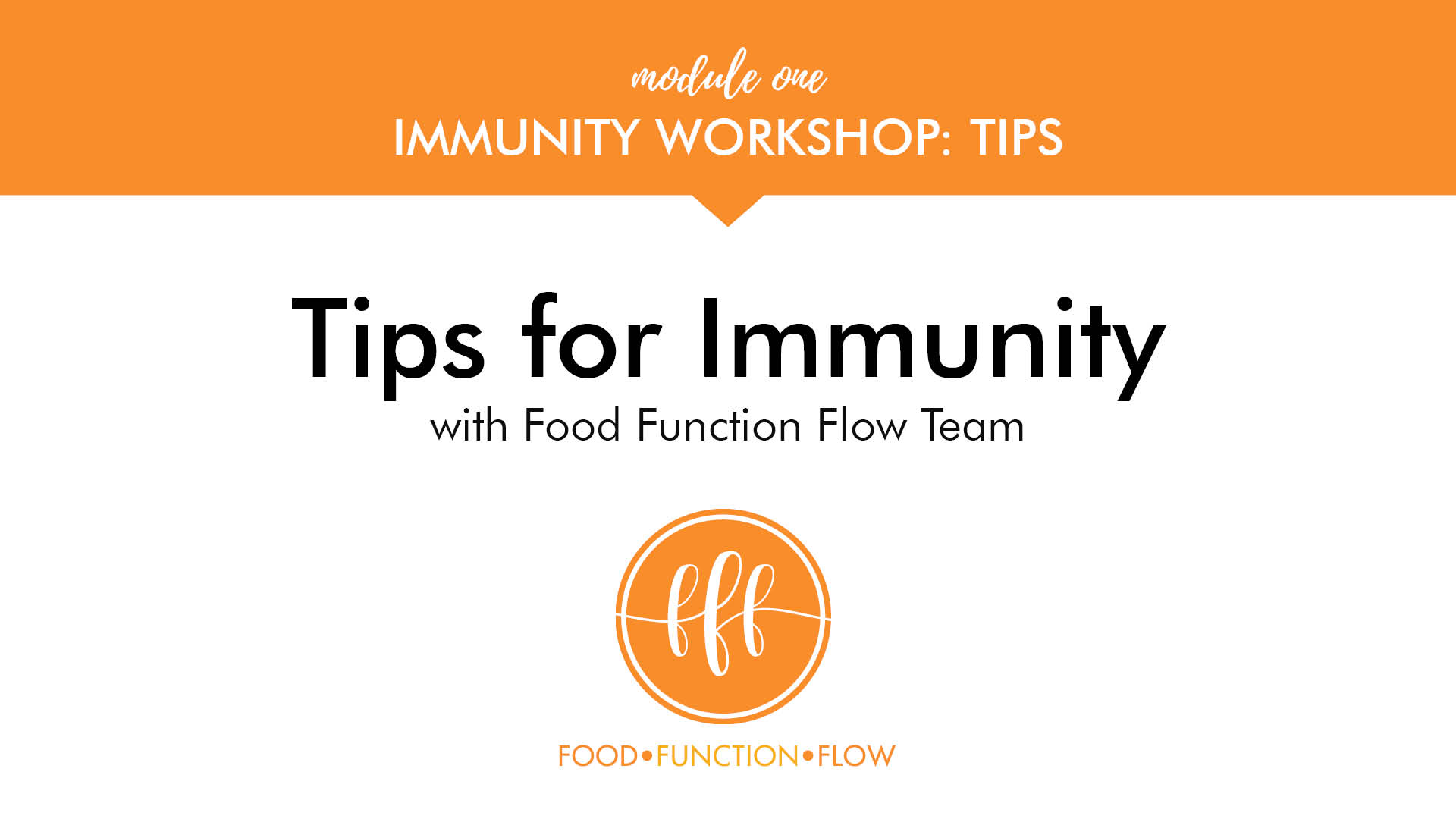 Tips for Immunity
