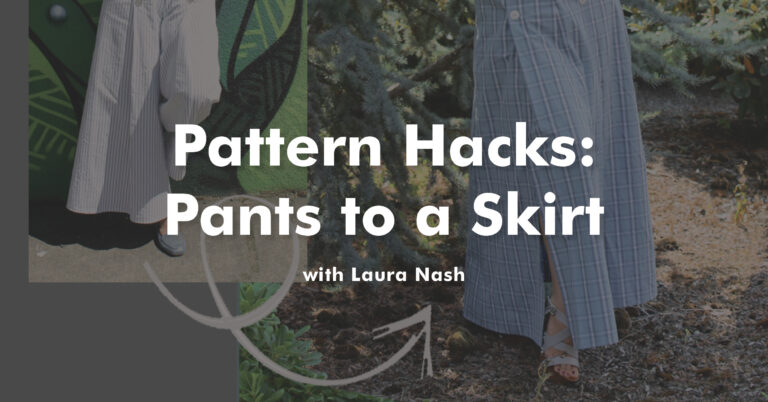 Pattern Hack: Pants into a Skirtarticle featured image thumbnail.