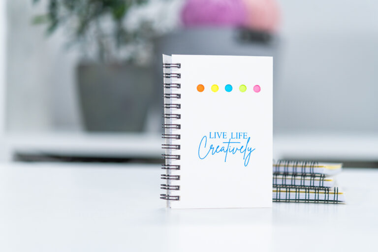 Live Life Creatively Inspiration Notebookproduct featured image thumbnail.