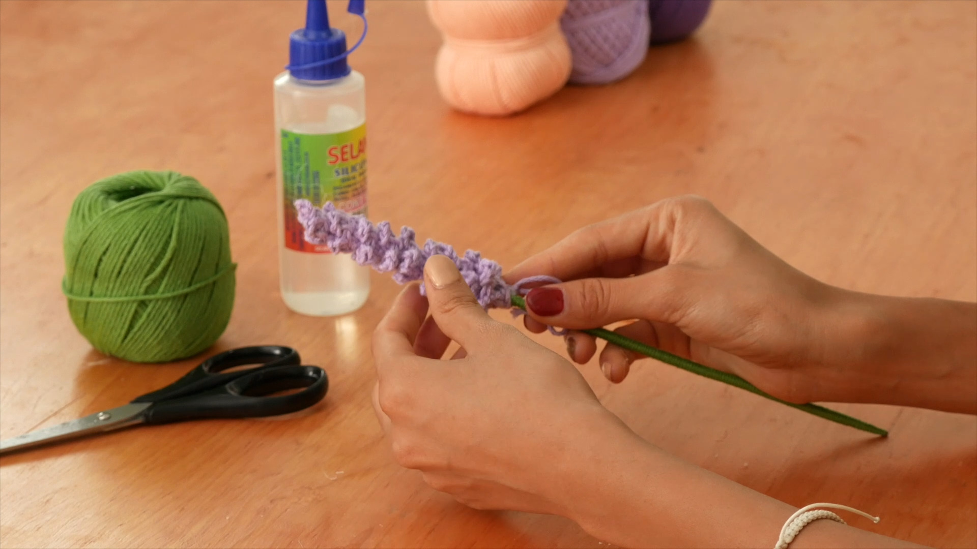 Lavender Flower Assembly
