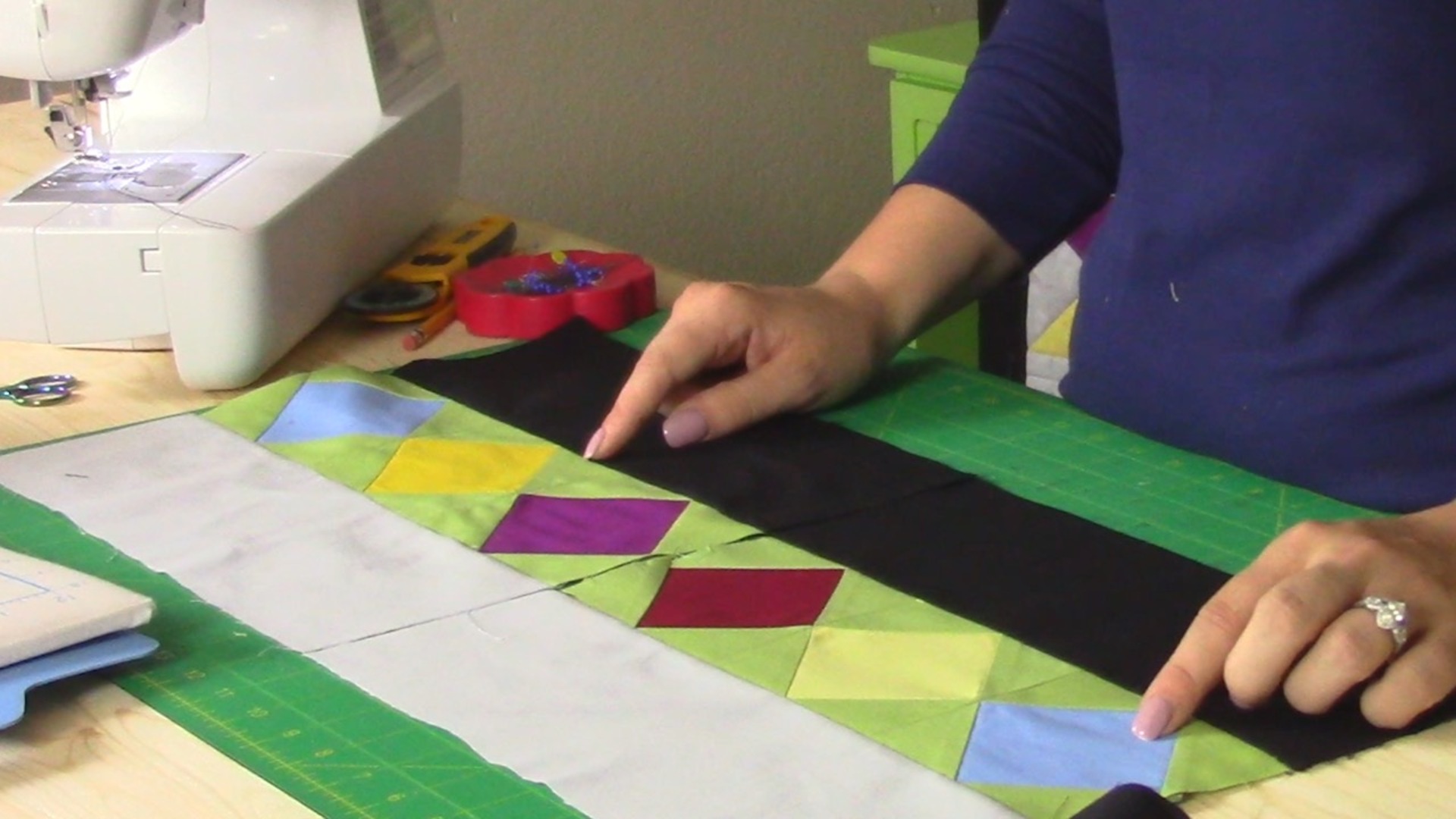 Piecing: Square in a Square