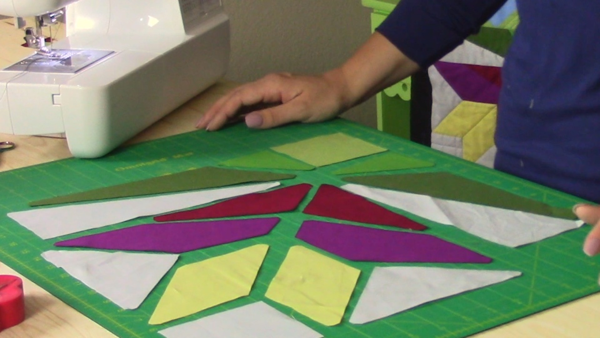 Piecing: Corner Square with Template