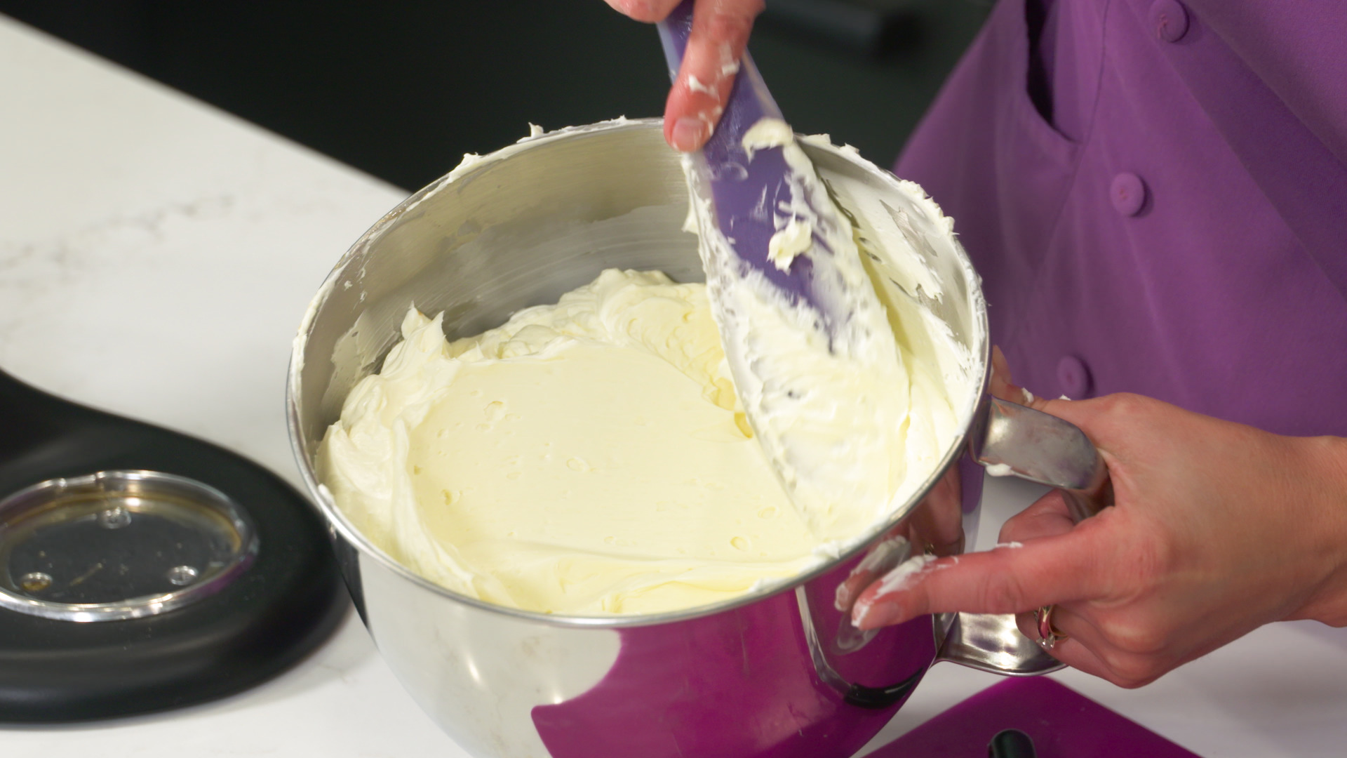 Making Swiss Meringue Buttercream