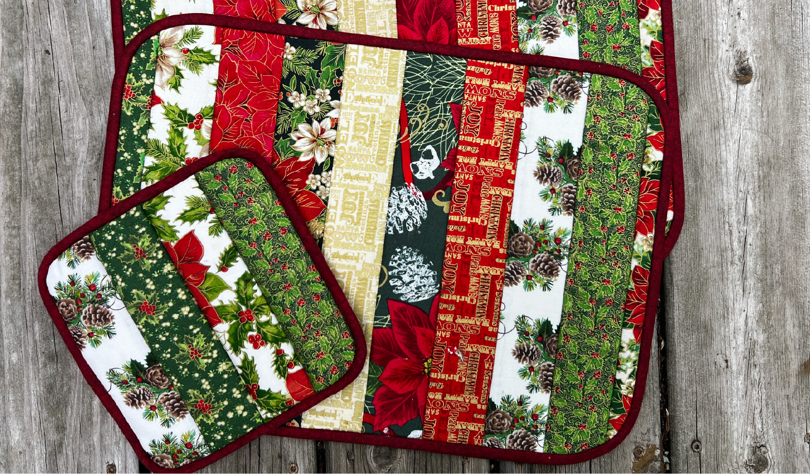 Poinsettia Place Placemats with Colleen Tauke