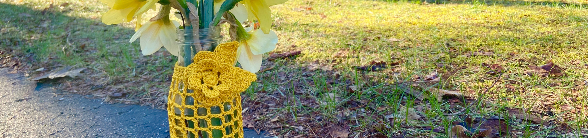 Crochet Barn Wedding Vase