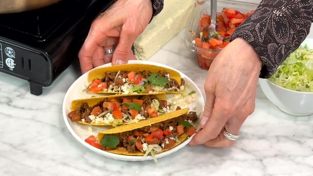 Session 5: Beef Tacos with Cotija