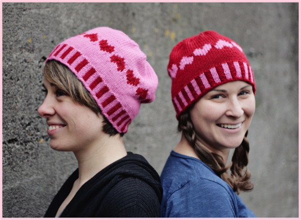 With Love Knit Colorwork hat