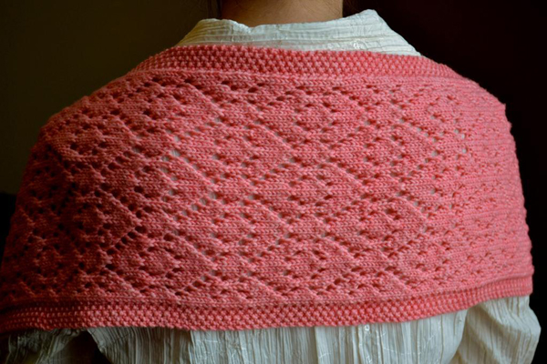 In Love with Escher Knit Shawl pattern