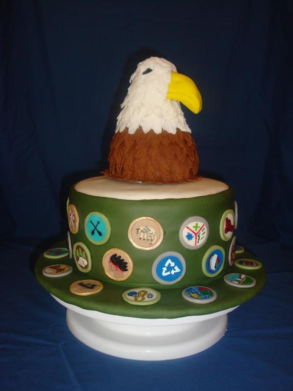 Bluprint Member Cake - Eagle Scout Cake