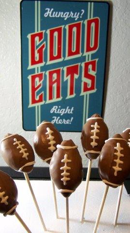 Image of Football Cake Pops