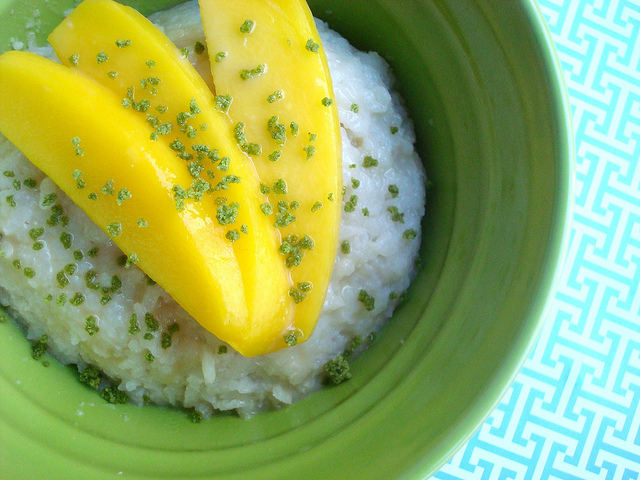 Mango and Sticky Rice - Recipe on Bluprint 