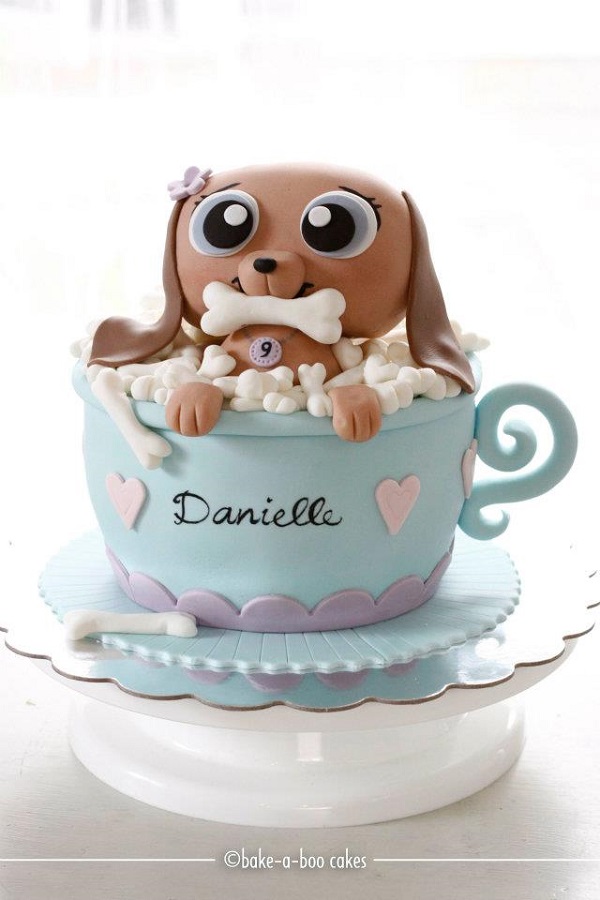 Cute Puppy Dog Cake