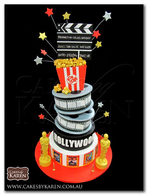 Hollywood-Themed Cake 