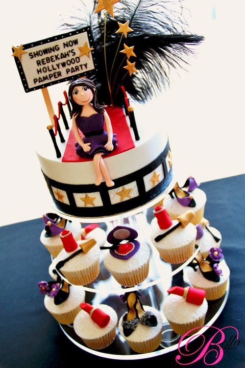 Glamorous Hollywood Cakes and Cupcakes