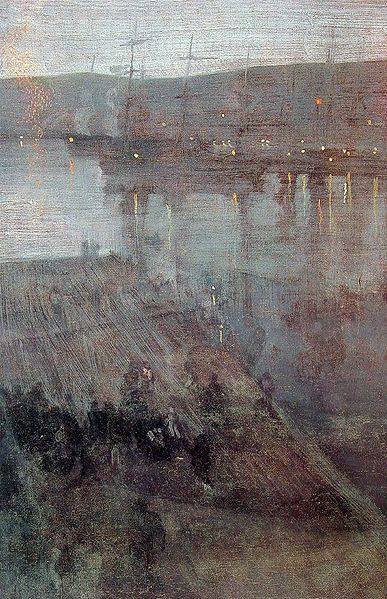 'Nocturne in Blue and Gold Valparaiso Bay' by James Whistler