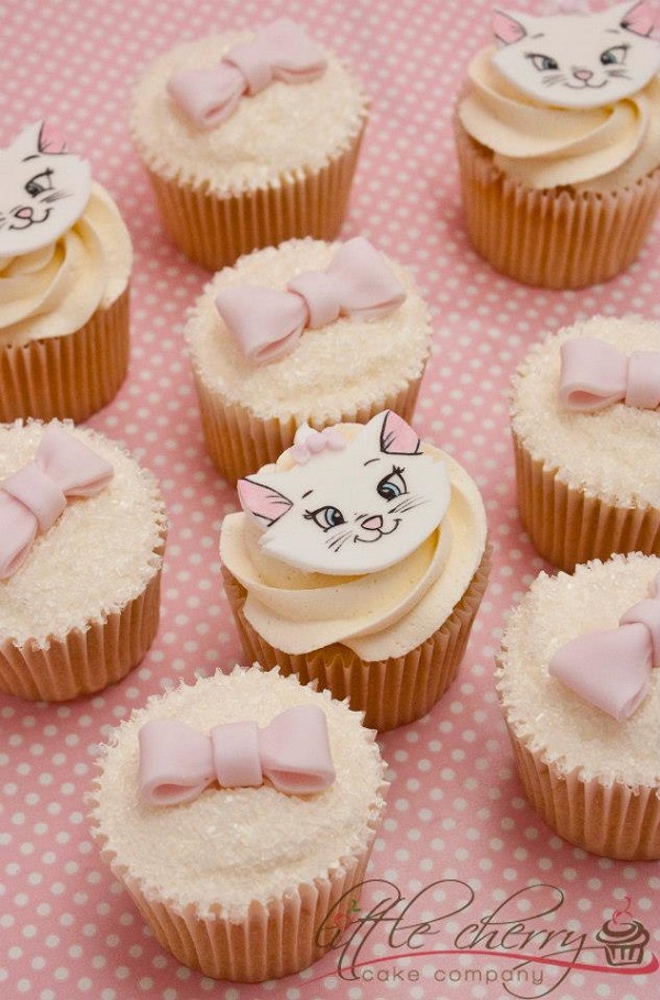 Pink Kitty Cupcakes