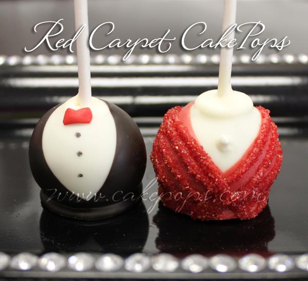 Cute Red Carpet Themed Cake Pops