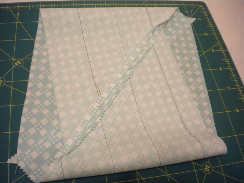Pressing Seam Open - Continuous Quilt Binding