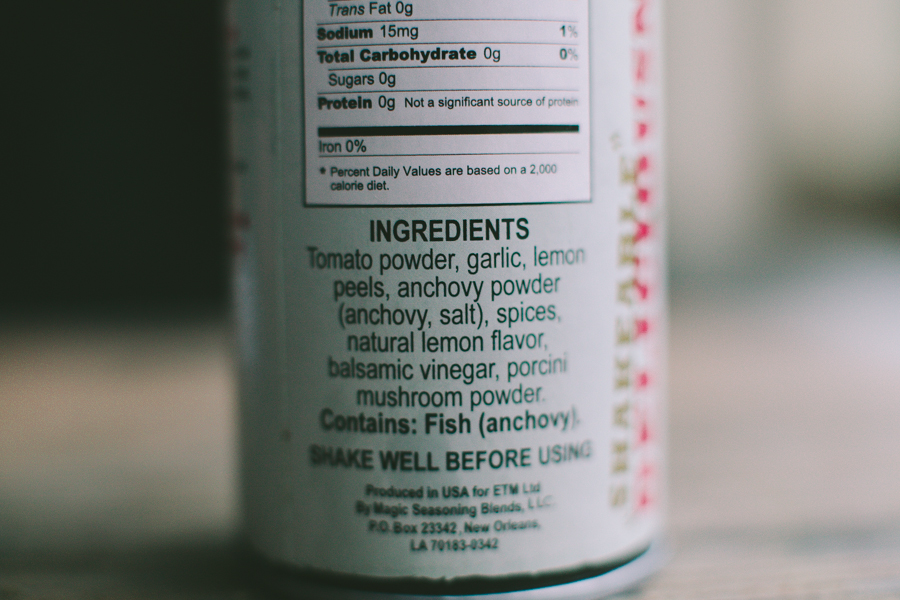 Ingredients in Umami