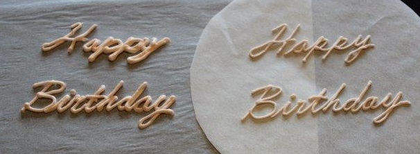 Piping Tips - Practicing Piping the Lettering