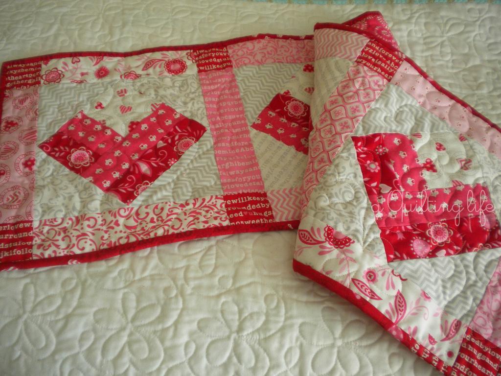 Heart Table Runner - Pattern Available on Craftsy 