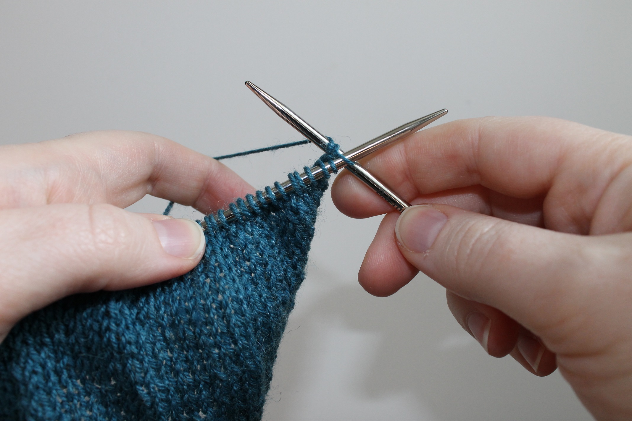 Continental Knitting Technique