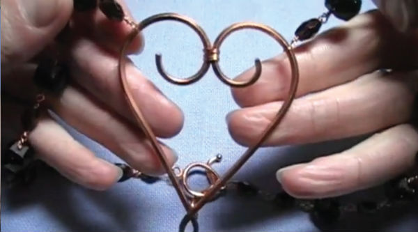 Copper Wire Heart Jewelry - Tutorial on Bluprint 