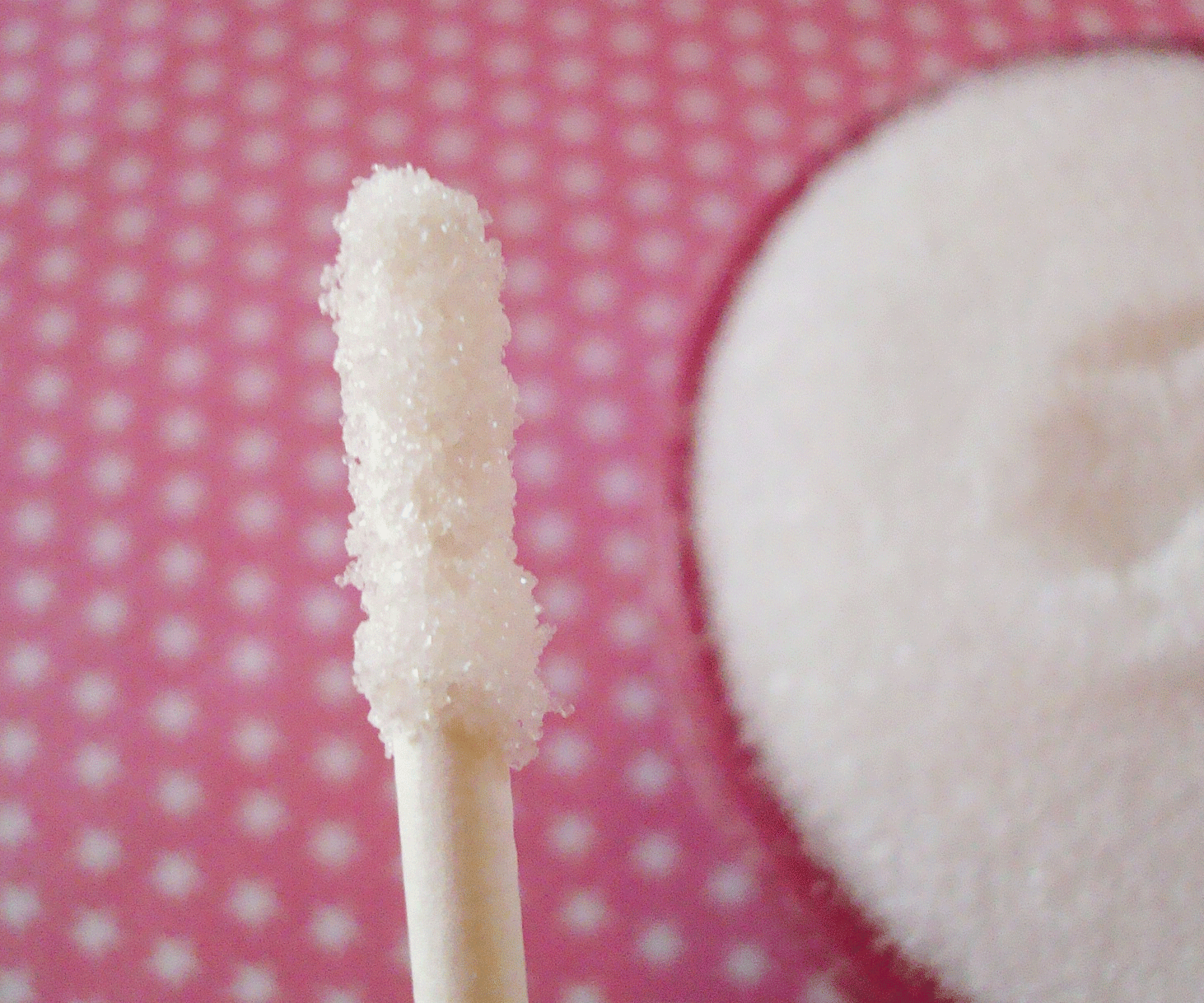 Sugar Crystals on a Lollypop Stick