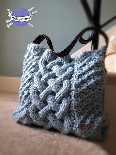 Margaret Cable Knit Tote Bag