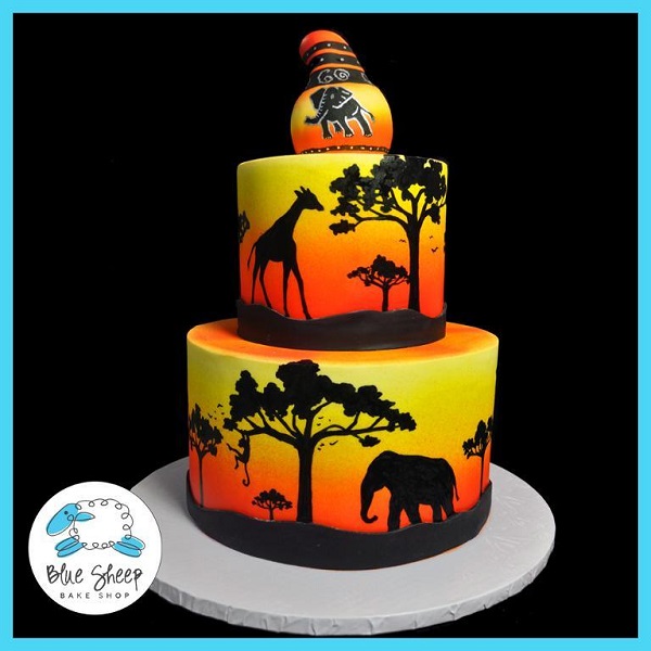 Jungle Themed Cakes And Cupcakes Wild Inspiration Craftsy See more ideas about africa cake, cake, african wedding cakes. craftsy com