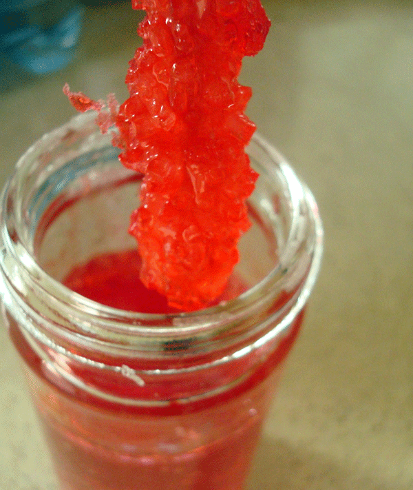 Removing the Rock Candy String